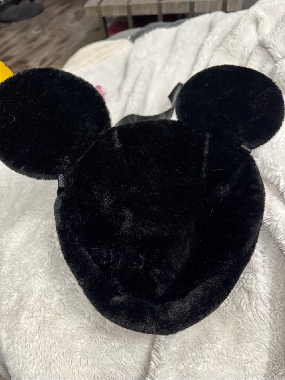 Plush Black Ear Crossbody Bag - Women's Cute Novelty Bag